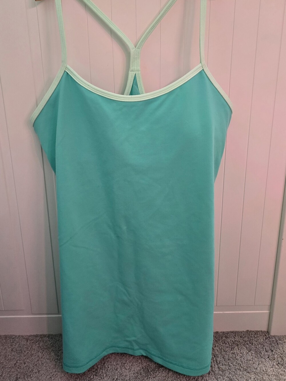 Lululemon Power Y Tank -
Bali Breeze / Fresh Teal - Sz 10